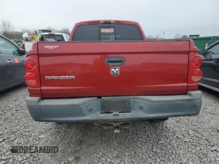 2008 Dodge Dakota SXT with VIN 1D7HE38K18S541785, listed as a Copart auction lot 89347225 with 139,435 mi miles and Salvage Title. Bid and sale history available at DreamBid. Image 6.
