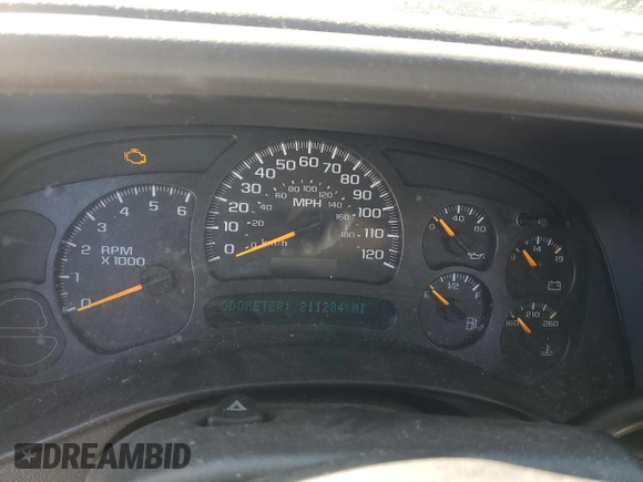 2005 Chevrolet Avalanche Z71 with VIN 3GNEK12Z25G288194, listed as a Copart auction lot 44747375 with 211,284 mi miles and Salvage Title. Bid and sale history available at carsss.com. Image 9.