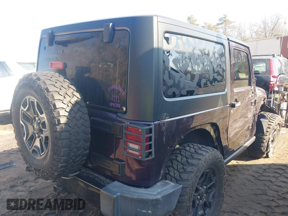 2017 Jeep Wrangler Sport with VIN 1C4AJWAG7HL571463, listed as a IAAI auction lot 41633259 with 130,406 mi miles and . Bid and sale history available at DreamBid. Image 4.
