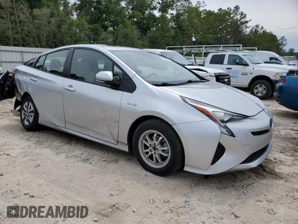 2016 Toyota Prius Four with VIN JTDKARFU9G3024181, listed as a Copart auction lot 55488325 with 87,388 mi miles and Salvage Title. Bid and sale history available at DreamBid. Image 4.
