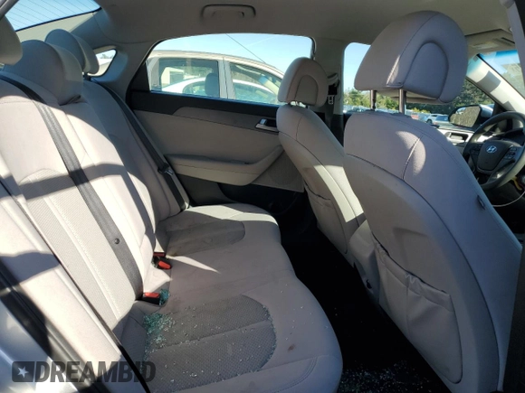 2017 Hyundai Sonata 2.4L with VIN 5NPE24AFXHH549407, listed as a Copart auction lot 49400835 with 118,815 mi miles and Salvage Title. Bid and sale history available at DreamBid. Image 10.