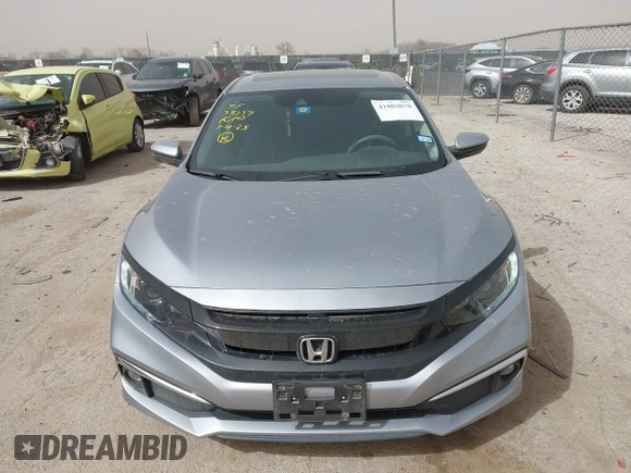 2020 Honda Civic Sedan EX with VIN 19XFC1F39LE000129, listed as a IAAI auction lot 41803070 with 38,638 mi miles. Bid and sale history available at carsss.com. Image 12.