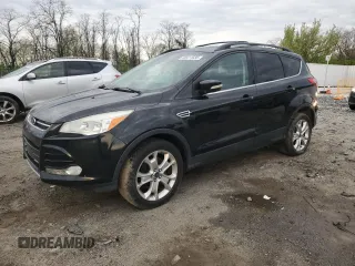 2013 Ford Escape SEL with VIN 1FMCU9HX4DUC21795, listed as a Copart auction lot 50411635 with 161,118 mi miles and Salvage Title. Bid and sale history available at carsss.com. Image 1.