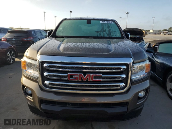 2017 GMC Canyon 2WD SLE with VIN 1GTG5CEA9H1176098, listed as a Copart auction lot 76577424 with 89,220 mi miles and Salvage Title. Bid and sale history available at carsss.com. Image 5.