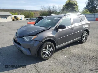 2017 Toyota RAV4 LE with VIN 2T3BFREV7HW634252, listed as a Copart auction lot 54080155 with 102,969 mi miles and Salvage Title. Bid and sale history available at carsss.com. Image 1.