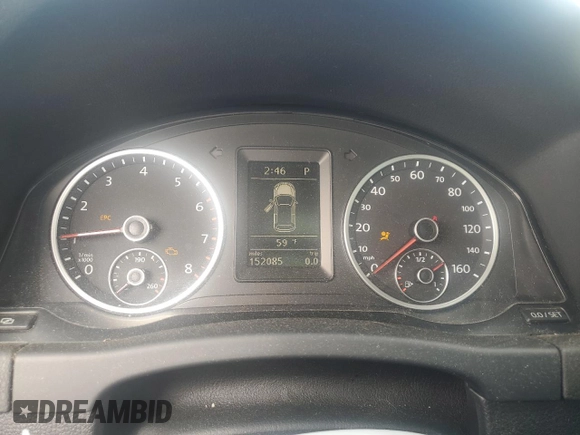 2012 Volkswagen Tiguan S with VIN WVGBV7AXXCW602058, listed as a Copart auction lot 54447845 with 152,085 mi miles and Clean Title. Bid and sale history available at DreamBid. Image 9.