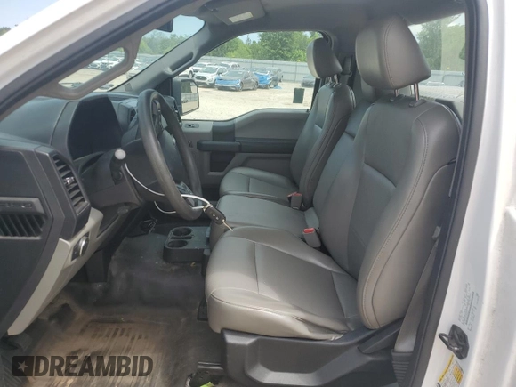 2017 Ford F-150 XL with VIN 1FTMF1CF2HKE54711, listed as a Copart auction lot 55502395 with 86,587 mi miles and Salvage title. Bid and sale history available at DreamBid. Image 7.