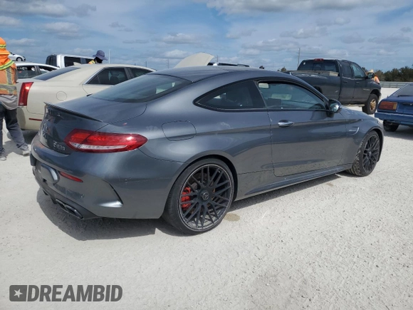 2017 Mercedes-Benz C 63 S AMG with VIN WDDWJ8HB4HF498410, listed as a Copart auction lot 76658984 with Not Provided miles and Salvage Title. Bid and sale history available at carsss.com. Image 3.