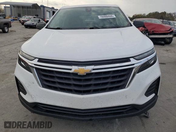 2024 Chevrolet Equinox LS with VIN 3GNAX5EG7RL213991, listed as a Copart auction lot 78488444 with 36,788 mi miles and Salvage Title. Bid and sale history available at carsss.com. Image 5.