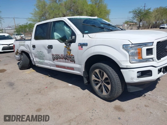 2020 Ford F-150 XL with VIN 1FTEW1EP9LKE79673, listed as a IAAI auction lot 42164533 with Not provided miles and . Bid and sale history available at DreamBid. Image 1.