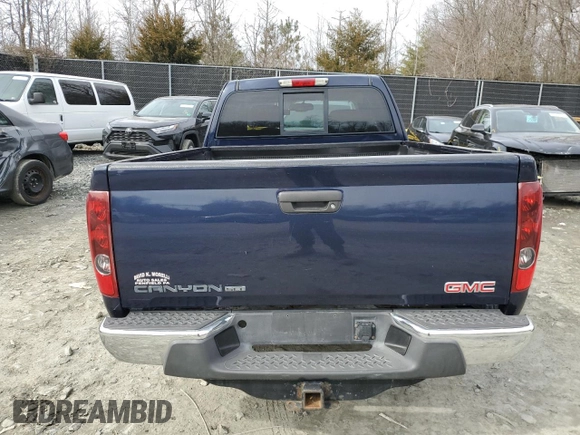 2008 GMC Canyon SL with VIN 1GTCS19E688175572, listed as a Copart auction lot 45641825 with 106,347 mi miles and Salvage Title. Bid and sale history available at carsss.com. Image 6.