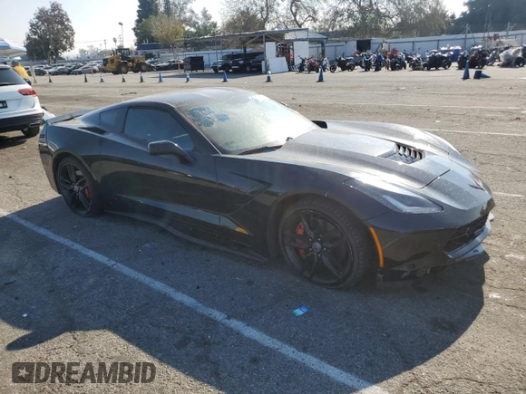 2016 Chevrolet Corvette Z51 3LT with VIN 1G1YM2D72G5115814, listed as a Copart auction lot 89352015 with 43,692 mi miles and Salvage title. Bid and sale history available at DreamBid. Image 4.