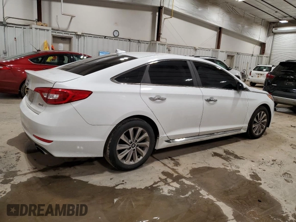 2017 Hyundai Sonata Sport with VIN 5NPE34AF0HH554046, listed as a Copart auction lot 52889635 with 104,942 mi miles and Clean Title. Bid and sale history available at carsss.com. Image 3.