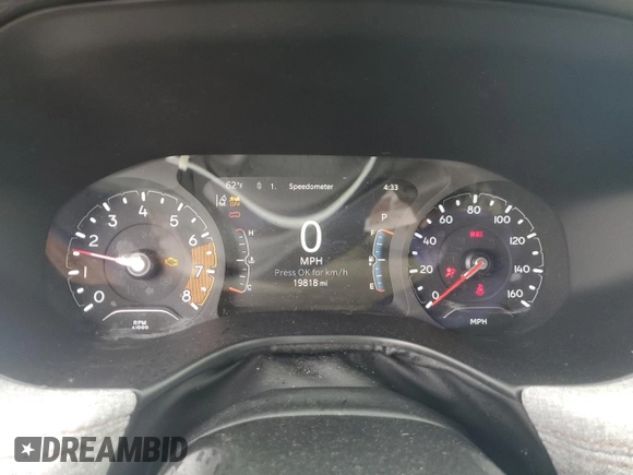 2023 Jeep Compass Latitude Lux с VIN 3C4NJDFN4PT532474, выставлен на аукционе Copart как лот 58129485 с пробегом 19 818 миль миль и Списание • Salvage title. История ставок и продаж доступна на DreamBid. Изображение 9.