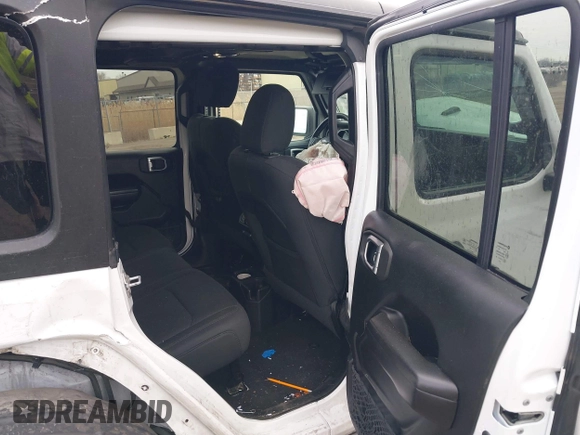 2020 Jeep Wrangler Unlimited Sport S z VIN 1C4HJXDG6LW241594, wystawiony jako IAAI lot #42045756 z przebiegiem 98 642 mil mil oraz . Historia ofert i sprzedaży dostępna na DreamBid. Obrazek 8.