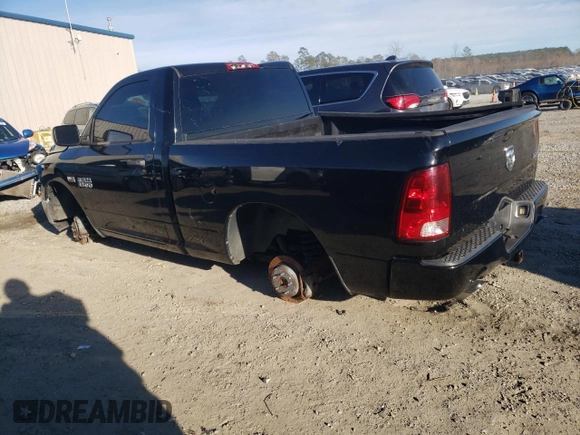 2013 Ram 1500 Express with VIN 3C6JR7AT4DG519914, listed as a Copart auction lot 82296994 with 199,378 mi miles and Salvage title. Bid and sale history available at DreamBid. Image 2.