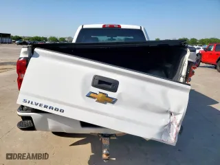 2018 Chevrolet Silverado 1500 Custom with VIN 1GCRCPEH8JZ243851, listed as a Copart auction lot 52632695 with 186,609 mi miles and Salvage Title. Bid and sale history available at carsss.com. Image 6.