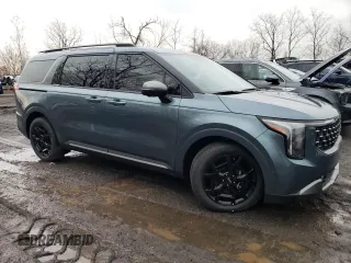 2025 Kia Carnival SX with VIN KNDNE5K34S6463044, listed as a Copart auction lot 85937664 with 0 mi miles and Salvage Title. Bid and sale history available at carsss.com. Image 4.