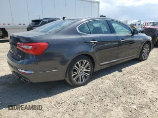 2014 Kia Cadenza Premium z VIN KNALN4D72E5127028, wystawiony jako Copart lot #58416785 z przebiegiem 115 237 mil mil oraz Szkoda całkowita • Salvage title. Historia ofert i sprzedaży dostępna na DreamBid. Obrazek 3.