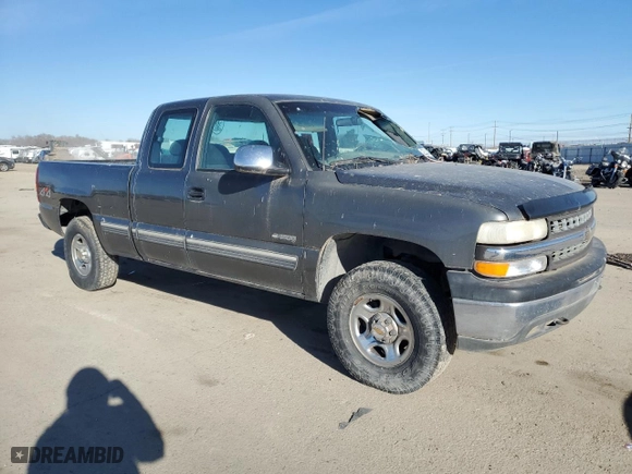 2001 Chevrolet Silverado 1500 LS with VIN 1GCEK19V11E264207, listed as a Copart auction lot 42031445 with 0 mi miles and Clean Title. Bid and sale history available at carsss.com. Image 4.