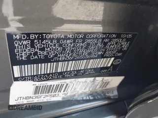 2006 Lexus LS 430 z VIN JTHBN36F265036984, wystawiony jako IAAI lot #42163570 z przebiegiem 144 466 mil mil oraz . Historia ofert i sprzedaży dostępna na DreamBid. Obrazek 9.