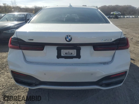 2022 BMW 7 Series 750i xDrive с VIN WBA7U2C03NCJ55428, выставлен на аукционе Copart как лот 78729204 с пробегом Не указан миль и Списание • Salvage title. История ставок и продаж доступна на DreamBid. Изображение 6.