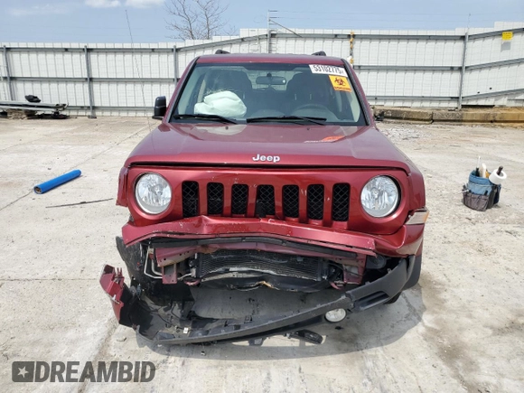 2015 Jeep Patriot Sport with VIN 1C4NJRBB0FD206507, listed as a Copart auction lot 53102775 with 170,092 mi miles and Salvage title. Bid and sale history available at DreamBid. Image 5.