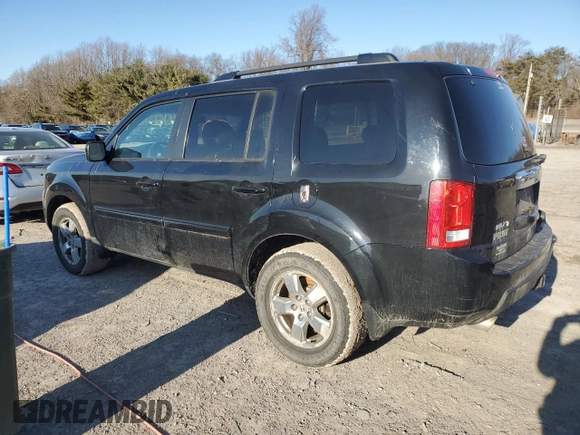 2011 Honda Pilot EX-L with VIN 5FNYF4H57BB017696, listed as a Copart auction lot 45920415 with 223,026 mi miles and Clean Title. Bid and sale history available at carsss.com. Image 2.