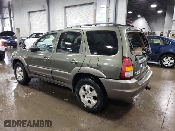 2002 Mazda Tribute LX with VIN 4F2CU08192KM29966, listed as a Copart auction lot 79458124 with 186,406 mi miles and Salvage Title. Bid and sale history available at carsss.com. Image 2.