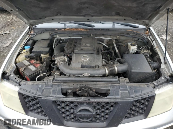 2005 Nissan Frontier LE with VIN 1N6AD06W35C434095, listed as a Copart auction lot 82559744 with 136,085 mi miles and Salvage title. Bid and sale history available at DreamBid. Image 11.