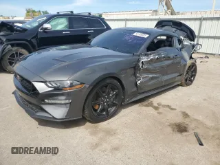 2019 Ford Mustang GT with VIN 1FA6P8CF2K5202287, listed as a Copart auction lot 55109385 with 51,387 mi miles and Salvage title. Bid and sale history available at DreamBid. Image 1.