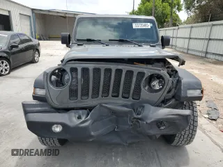 2020 Jeep Wrangler Unlimited Sport S with VIN 1C4HJXDN1LW235278, listed as a Copart auction lot 53735465 with 71,525 mi miles and Salvage title. Bid and sale history available at DreamBid. Image 5.
