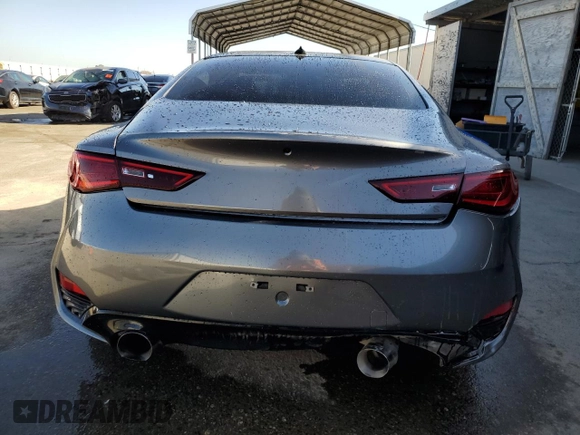 2018 Infiniti Q60 Sport with VIN JN1EV7EK9JM342313, listed as a Copart auction lot 68143604 with 68,855 mi miles and Salvage Title. Bid and sale history available at DreamBid. Image 6.