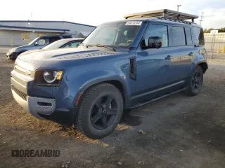 2023 Land Rover Defender z VIN SALEK7EX8P2149424, wystawiony jako Copart lot #84875204 z przebiegiem 25 945 mil mil oraz Szkoda całkowita • Salvage title. Historia ofert i sprzedaży dostępna na DreamBid. Obrazek 1.
