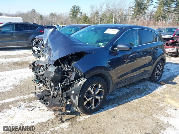 2020 Kia Sportage LX with VIN KNDPMCAC2L7643815, listed as a IAAI auction lot 41398587 with 61,056 mi miles. Bid and sale history available at carsss.com. Image 18.