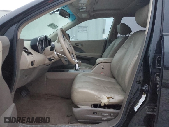 2007 Nissan Murano SL with VIN JN8AZ08TX7W528391, listed as a Copart auction lot 52120565 with Not provided miles and Salvage title. Bid and sale history available at DreamBid. Image 7.