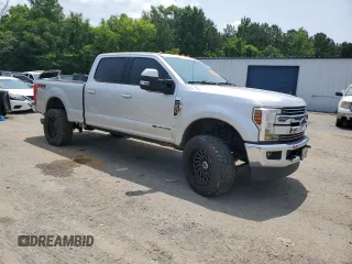 2018 Ford F-250 XL with VIN 1FT7W2BT0JEC53209, listed as a Copart auction lot 58600985 with Not provided miles and Salvage title. Bid and sale history available at DreamBid. Image 4.