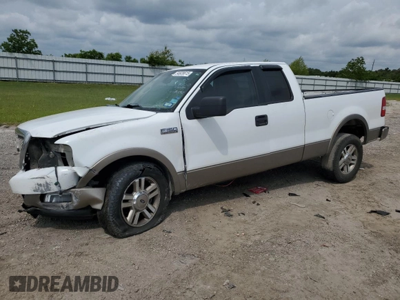 2005 Ford F-150 XLT with VIN 1FTPX12585NA85964, listed as a Copart auction lot 54928615 with 233,380 mi miles and Salvage title. Bid and sale history available at DreamBid. Image 1.