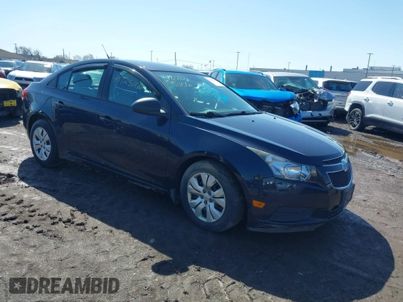 2014 Chevrolet Cruze LS with VIN 1G1PA5SG2E7329311, listed as a IAAI auction lot 40725106 with 95,222 mi miles and . Bid and sale history available at DreamBid. Image 1.