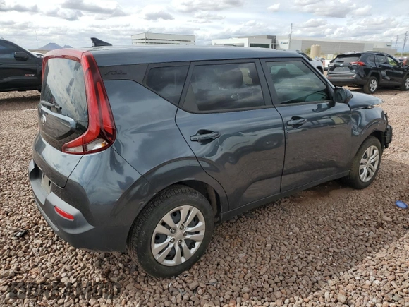 2020 Kia Soul LX with VIN KNDJ23AU5L7107980, listed as a Copart auction lot 49319285 with 50,547 mi miles and Salvage Title. Bid and sale history available at carsss.com. Image 3.