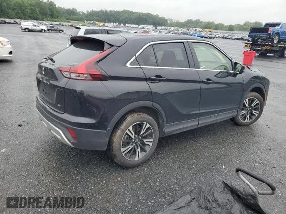 2024 Mitsubishi Eclipse Cross SE with VIN JA4ATWAAXRZ060635, listed as a Copart auction lot 61436795 with 20,597 mi miles and Non repairable. Bid and sale history available at DreamBid. Image 3.