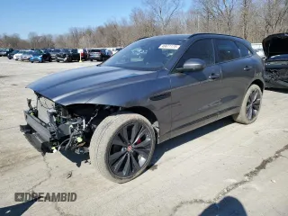 2019 Jaguar F-Pace S with VIN SADCM2FV9KA353502, listed as a Copart auction lot 46871175 with 89,000 mi miles and Salvage Title. Bid and sale history available at DreamBid. Image 1.