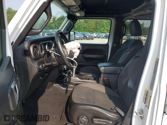2020 Jeep Wrangler Unlimited Freedom with VIN 1C4HJXDG9LW238432, listed as a Copart auction lot 59087435 with 92,093 mi miles and Salvage title. Bid and sale history available at DreamBid. Image 7.