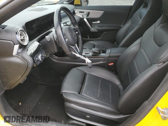 2020 Mercedes-Benz CLA 250 with VIN WDD5J4HB8LN038332, listed as a Copart auction lot 47602305 with 81,947 mi miles and Salvage title. Bid and sale history available at DreamBid. Image 7.