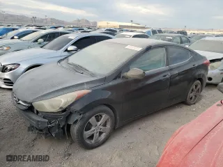 2012 Hyundai Elantra GLS with VIN KMHDH4AE3CU373036, listed as a Copart auction lot 45858005 with 154,020 mi miles and Salvage Title. Bid and sale history available at carsss.com. Image 1.