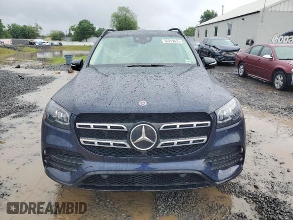 2022 Mercedes-Benz GLS 450 with VIN 4JGFF5KE3NA801422, listed as a Copart auction lot 56719855 with 54,072 mi miles and Salvage title. Bid and sale history available at DreamBid. Image 5.