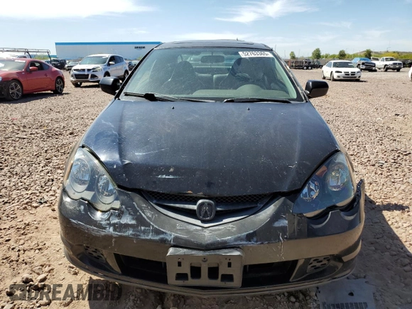2002 Acura RSX Auto with VIN JH4DC54862C025927, listed as a Copart auction lot 52763365 with 183,885 mi miles and Non Repairable. Bid and sale history available at carsss.com. Image 5.