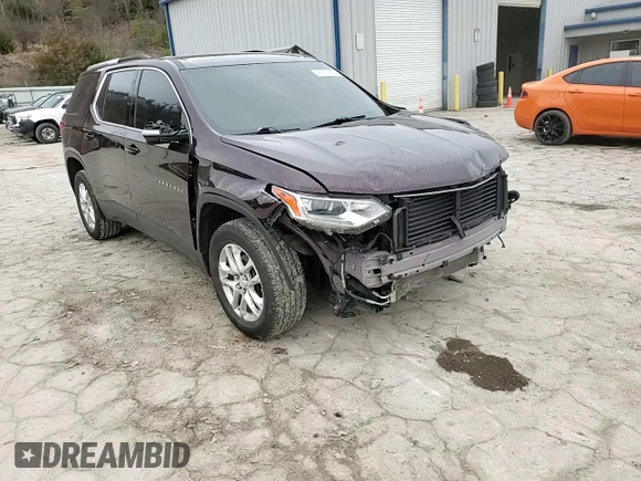 2018 Chevrolet Traverse LT Cloth with VIN 1GNERGKW8JJ271882, listed as a Copart auction lot 48311865 with 129,218 mi miles and Salvage title. Bid and sale history available at DreamBid. Image 12.