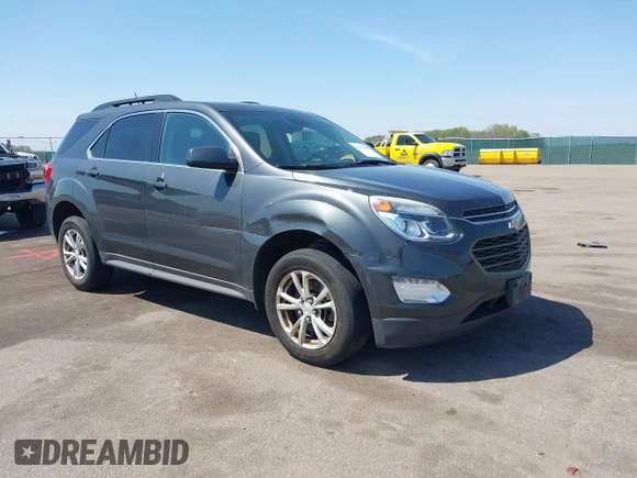 2017 Chevrolet Equinox LT with VIN 2GNFLFEK2H6282442, listed as a IAAI auction lot 42193246 with 87,631 mi miles and . Bid and sale history available at carsss.com. Image 1.