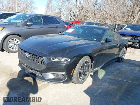 2024 Ford Mustang EcoBoost with VIN 1FA6P8TH1R5120532, listed as a IAAI auction lot 41756097 with 24,467 mi miles. Bid and sale history available at carsss.com. Image 2.
